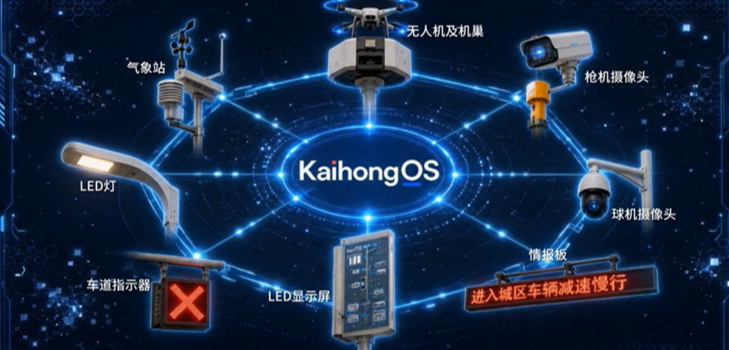 开源鸿蒙赋能国道数字化升级,KaihongOS打造浦江351国道节能智慧路网